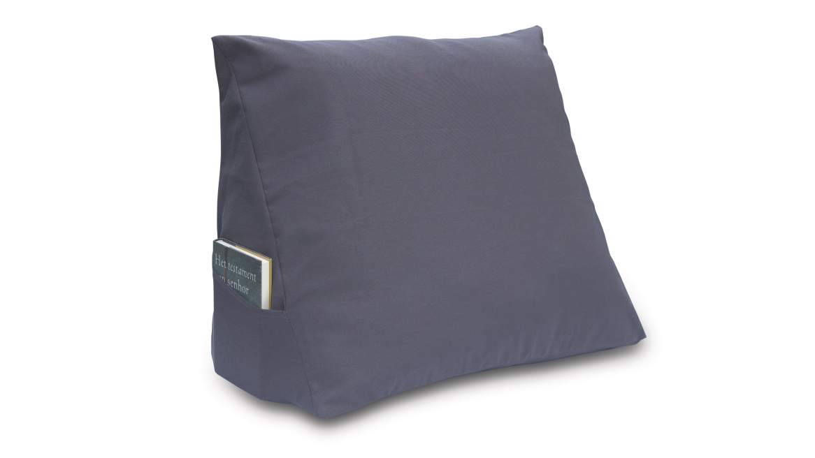Wasserbett Lesekissen Anthrazit