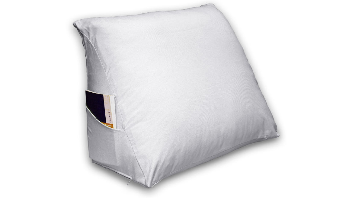 Wasserbett Lesekissen Weiß