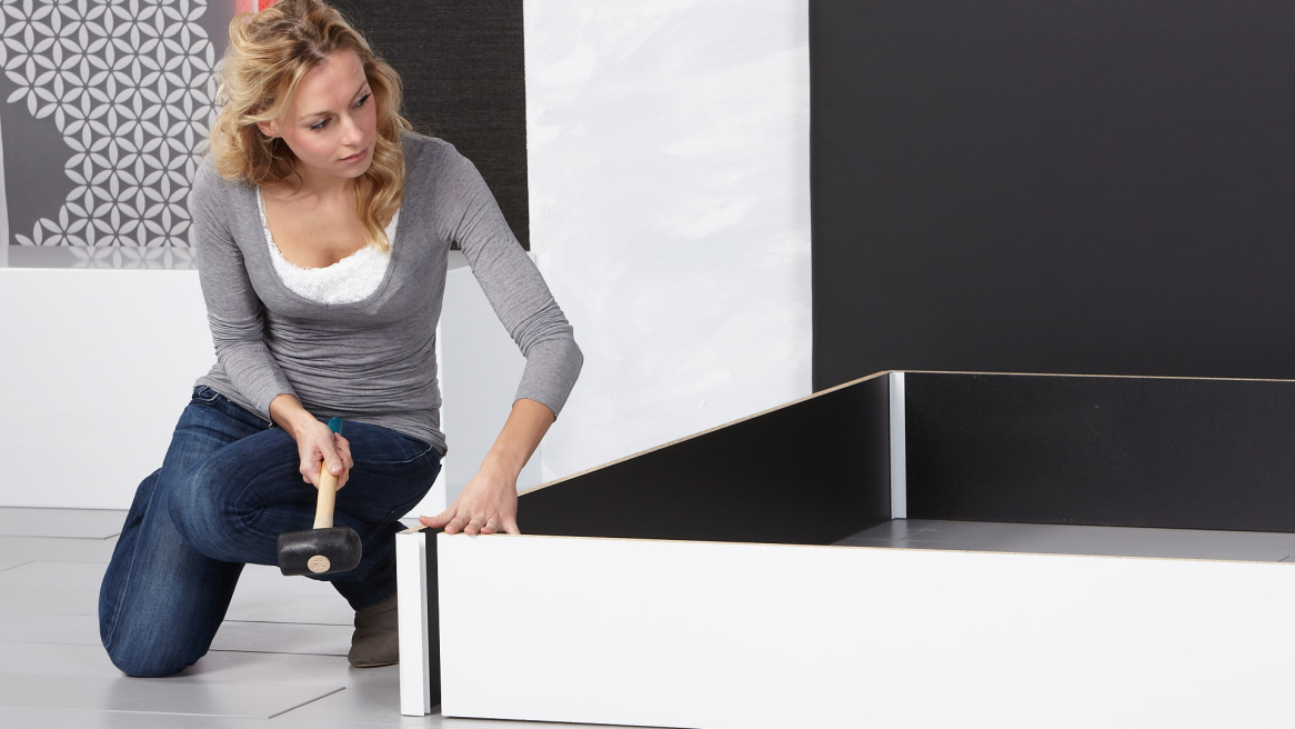 Wasserbett Basic Pro Podest aufstellen