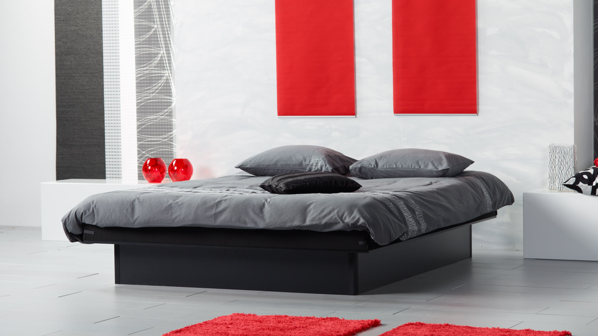 Wasserbett Einbau bezogen