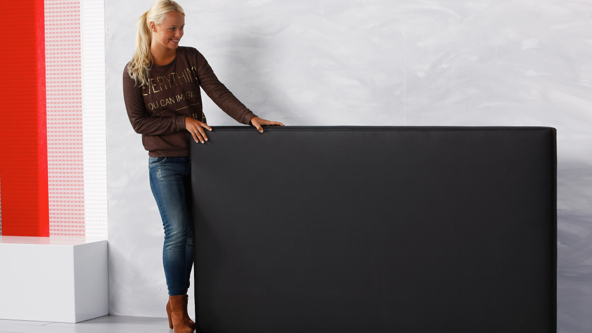 wasserbett luxus pro kopfteil schwarz