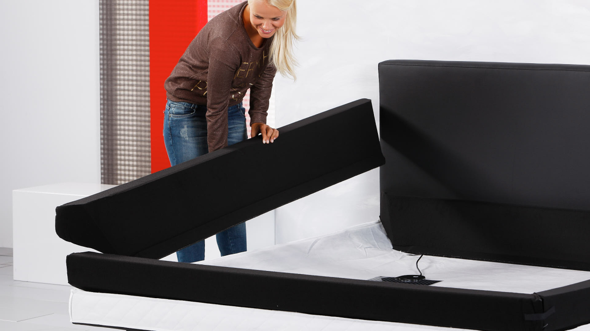 Wasserbett Einbau Thermostat mit der Heizmatte verbinden