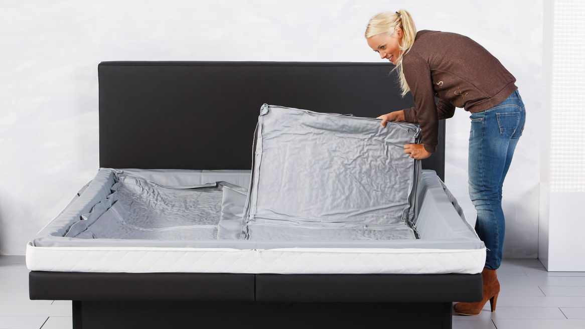 Wasserbett Luxus Pro Rechte Seite des Duo Sets einlegen
