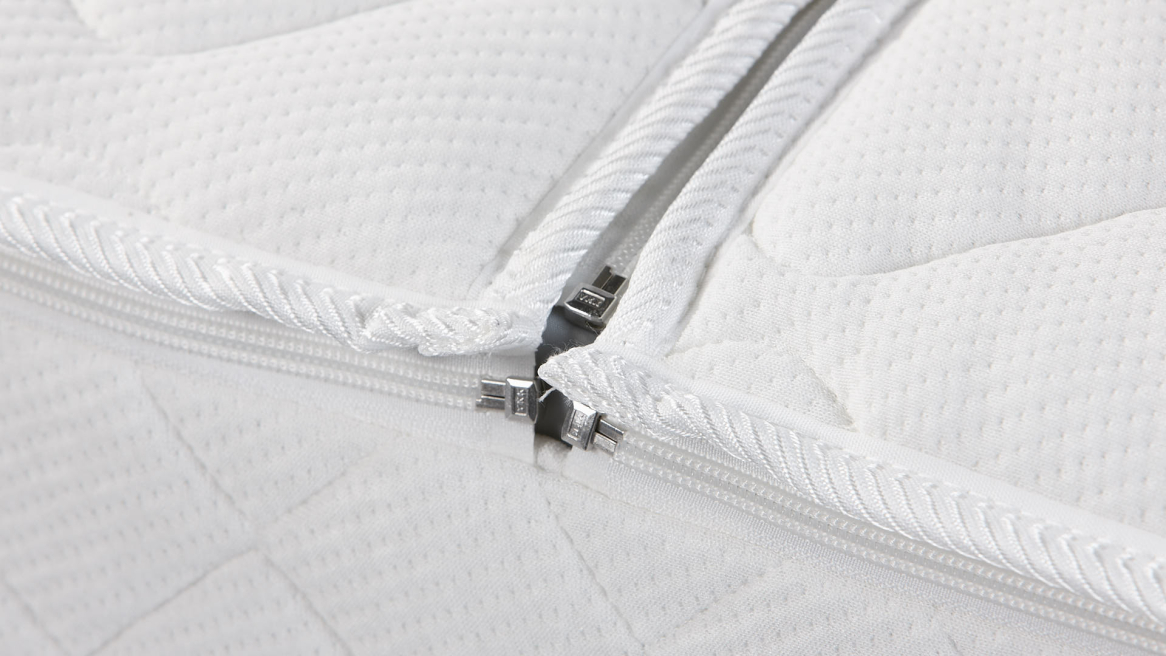 Luxus Klima Doppeltuch Wasserbett Bezug Detailansicht Mitte