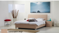 wasserbett luxus box pro leinenoptik beige boxspring-look