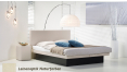 wasserbett luxus pro podest leinenoptik naturfarben
