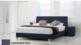 wasserbett basic box pro leinenoptik blau boxspring-look