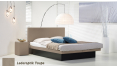 wasserbett luxus pro podest lederoptik taupe